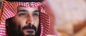 Der saudische Kronprinz Mohammed bin Salman im vergangenen Jahr beim seinem "Future Investment Initiative (FII)" in Riad. In diesem Jahr sagen erste Teilnehmer ab - wegen des Falls Kaschoggi.