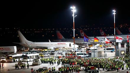 Letzte Landung. Vor einem Jahr, am 27. Oktober 2017, erreichte die letzte Air-Berlin-Maschine Berlin-Tegel.