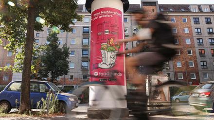 Schnell ans Ziel: In Berlin buhlt Foodpanda von Delivery Hero als jüngster Schnell-Lieferdienst um Kunden.