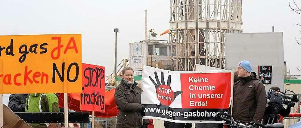 In Deutschland stößt das Fracking auf Ablehnung.