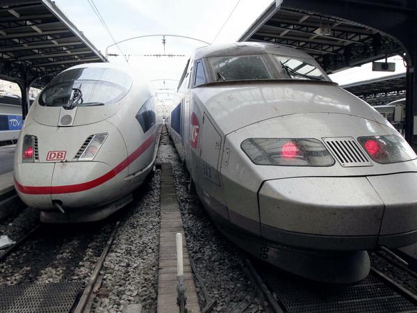 Getrennt statt gemeinsam: ICE-Hersteller Siemens und TGV-Produzent Alstom dürfen sich nicht zusammenschließen. 