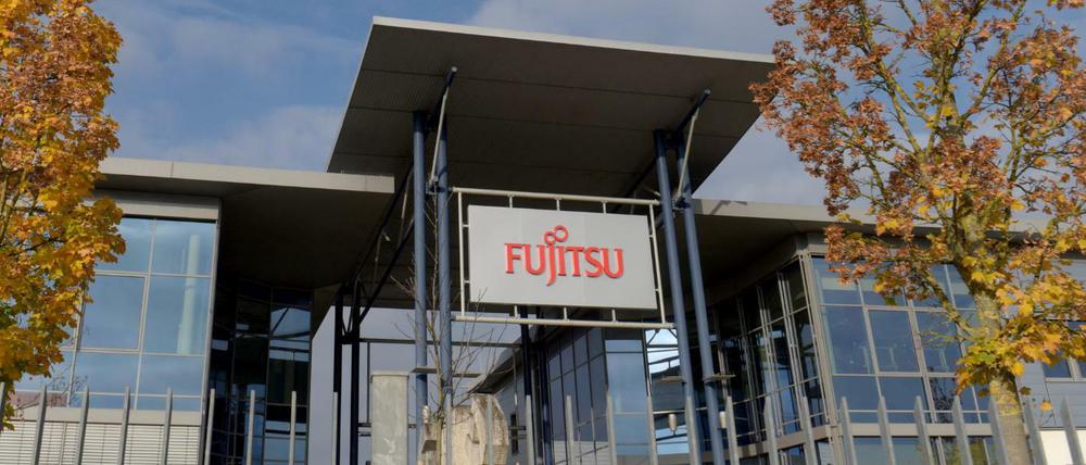 Das Werk des japanische Computerkonzern Fujitsu in Augsburg.