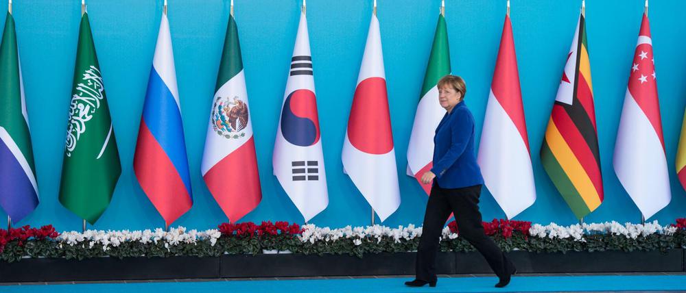 Das Kanzleramt von Angela Merkel, hier auf dem G20-Gipfel im türkischen Antalya 2015, bereitet sich auf die Präsidentschaft 2017 vor.
