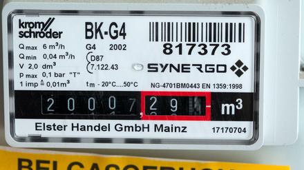 Zählerzahlen sind Horrorzahlen: Vor einem Jahr kostete die Megawattstunde Gas rund 20 Euro, am Montag waren es 345 Euro. 
