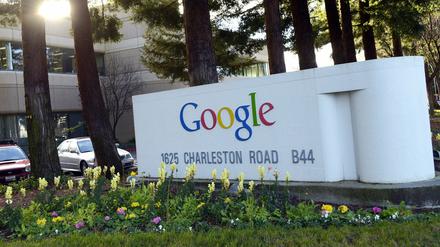 Der Google Hauptsitz in Mountain View, Kalifornien. 