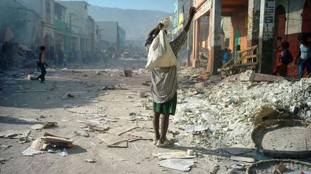 Ein Bild der Verwüstung. Bei der Erdbeben-Katastrophe in Haiti Anfang 2010 kamen mehr als 222.000 Menschen ums Leben.