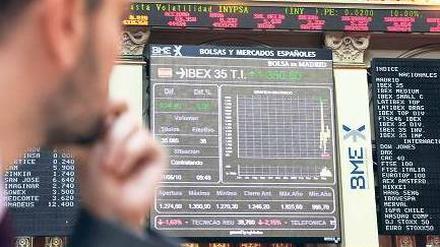 Die Börse in Madrid und die spanischen Finanzen stehen unter Beobachtung. 