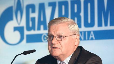 Bilanz. Gazprom-Germania-Chef Hans-Joachim Gornig in Berlin. Foto: dpa