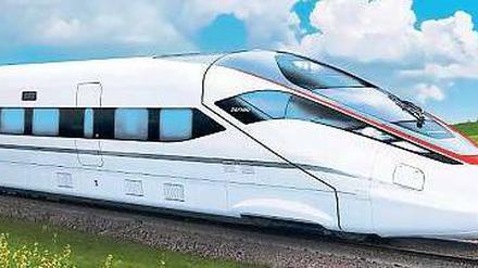Tempo für die Volksrepublik. Den Zefiro 380 gibt es derzeit nur als Kunststoffmodell, auf der Innotrans wird er erstmals gezeigt. 2012 soll er als schnellster Zug der Welt durch China eilen. 