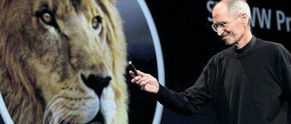 Lion (Löwe) heißt das neue Betriebssystem von Apple, das Steve Jobs und seine Kollegen in San Francisco vorstellten. 