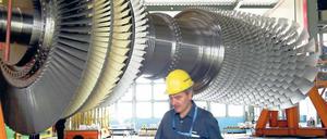 Weltklasse. Die leistungsfähigsten Gasturbinen der Welt stammen aus Moabit. Hier hat Siemens gerade 17 Millionen Euro in sein Prüffeld investiert.