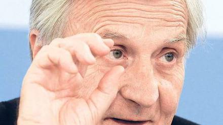 Kämpfer für den Euro. EZB-Präsident Jean-Claude Trichet sparte während seiner Amtszeit, die 2003 begann, nicht mit Kritik an der Disziplinlosigkeit der Euro-Länder. Foto: dpa