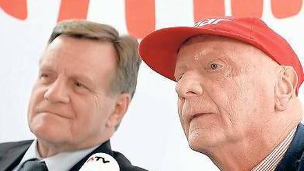 Wiener Rotkäppchen. Niki Lauda verkauft an Air Berlin.
