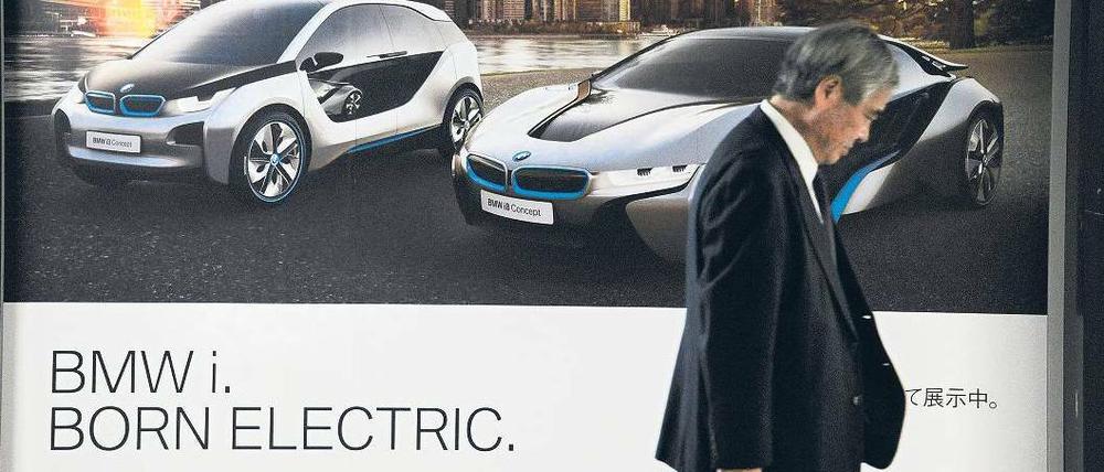 Elektrisch unterwegs. Die Japaner sollen BMW bei der Entwicklung batteriebetriebener Autos helfen. Foto: dpa