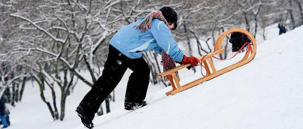Weiße Pracht. So viel Schnee wie im letzten Winter hätten Sporthändler derzeit gern wieder. Erst dann gerieten Kunden in Stimmung zum Ski-Kauf, heißt es.Foto: dpa