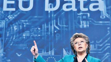 Strenge Vorschriften. Viviane Reding legte Ende Januar ihre Vorschläge für die Reform des Datenschutzes vor. Foto: AFP
