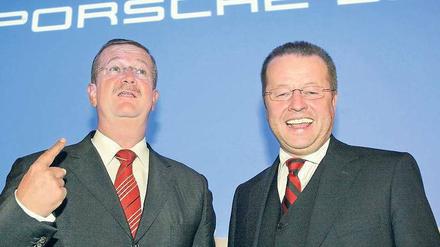 Zweimal Ex. Der frühere Porsche-Chef Wendelin Wiedeking und der ehemalige Finanzvorstand Holger Härter.
