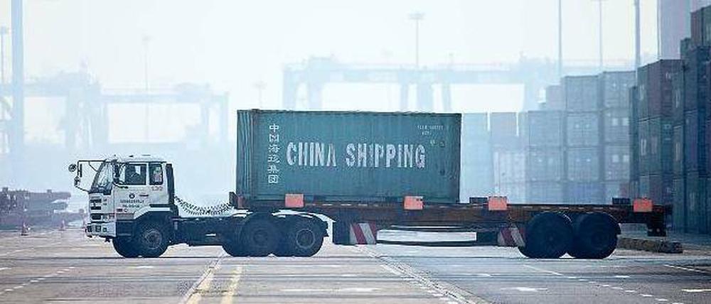 In Fahrt. Die deutschen Exporte haben zu Jahresbeginns zugelegt – besonders dank der Nachfrage aus Asien. Foto: dapd
