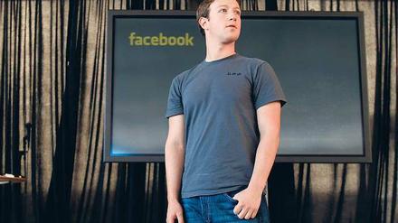 Der Gründer. Mark Zuckerberg wird Facebook auch nach dem im Mai erwarteten Börsengang faktisch allein kontrollieren.Foto: Reuters