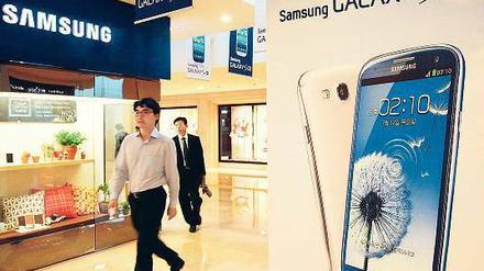 Verkaufsschlager: Vom Smartphone-Vorzeigemodell Galaxy S III hat Samsung nach eigenen Angaben binnen zwei Monaten bereits mehr als zehn Millionen Stück verkauft.