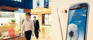 Verkaufsschlager: Vom Smartphone-Vorzeigemodell Galaxy S III hat Samsung nach eigenen Angaben binnen zwei Monaten bereits mehr als zehn Millionen Stück verkauft.