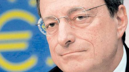 Optimistisch. Das Vertrauen in den Euro wächst, sagt EZB-Chef Draghi.