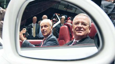 Nicht auf der Pole-Position. VW-Chef Martin Winterkorn rangiert europaweit mit 16 Millionen Euro pro Jahr auf Rang vier. Foto: dpa