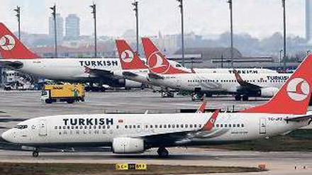 Der Atatürk-Flughafen stößt an seine Kapazitätsgrenzen.