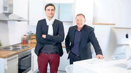 Küchenchefs. Sebastian Sielmann (links) und Michael Börnicke hoffen auf einen Milliardenmarkt. 