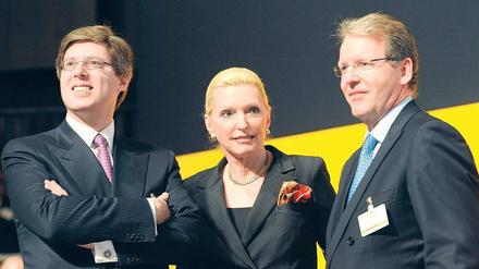 Getrennt. Maria-Elisabeth Schaeffler und ihr Sohn Georg (links) haben Vorstandschef Jürgen Geißinger nach 15 Jahren gefeuert. 