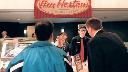 Eine Institution in Kanada: Der Eishockey-Profi Tim Horton gründete die Kaffeekette im Jahr 1964.