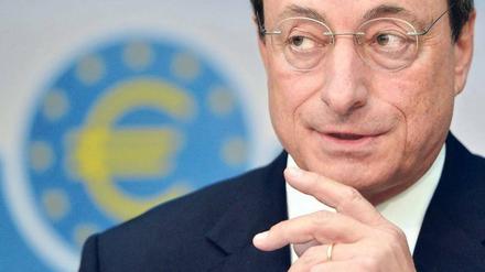 EZB-Präsident Mario Draghi hat nichts gegen einen schwachen Euro..