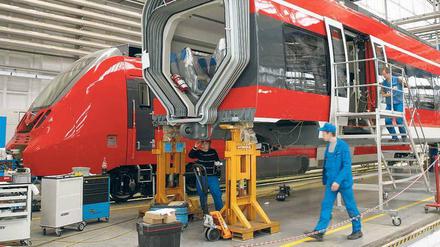 Stark in der Region. Bombardier baut Züge in Hennigsdorf.