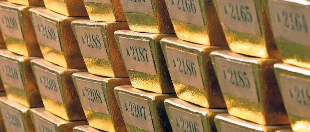 Die Hälfte der Goldreserven soll 2020 in Frankfurt liegen. 