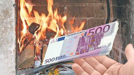 Geld verbrannt: Jedes Jahr prangert der Steuerzahlerbund Staatsversagen an. 