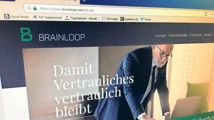 Vertrauen gefährdet. Brainloop wirbt mit deutschem Datenschutz. 