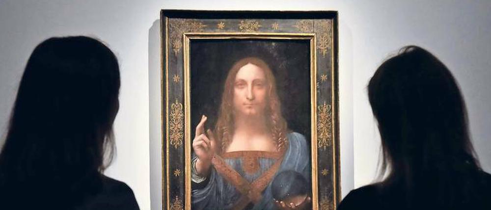 Im Rahmen. „Salvador Mundi“ von Leonardo da Vinci wurde für 450 Millionen Dollar versteigert. 