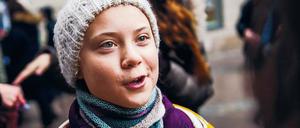 Die 16-jährige schwedische Klimaaktivistin Greta Thunberg.
