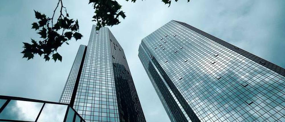 Der Riese wird schrumpfen. Das Hauptquartier der Deutschen Bank in Frankfurt am Main.