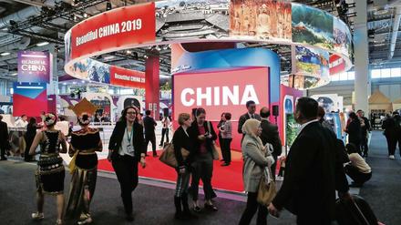 China in Berlin. Die Tourismusmesse ITB findet trotz der Viruskrise in der nächsten Woche in der Hauptstadt statt. 
