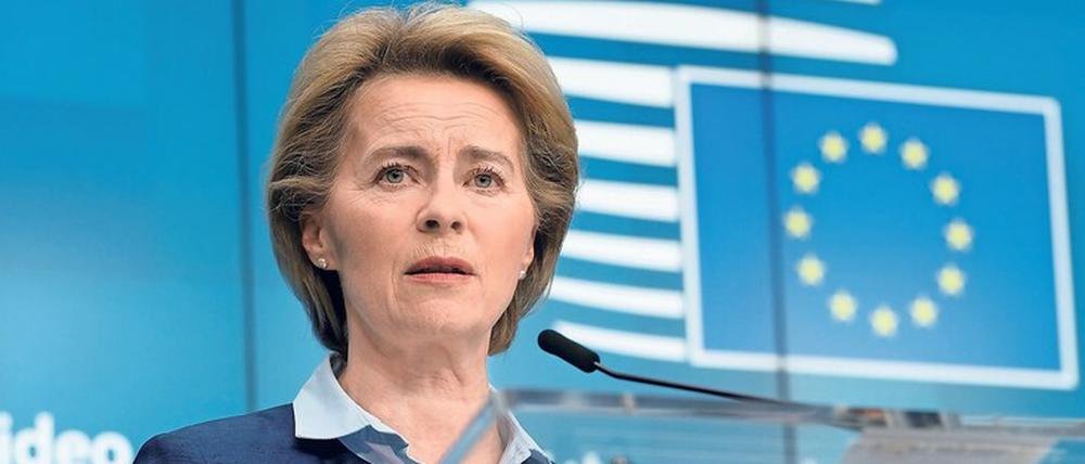 Alarmiert in Brüssel: EU-Kommissionspräsidentin Ursula von der Leyen droht Deutschland mit einem Vertragsverletzungsverfahren.