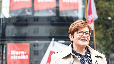 Christine Behle, ehemals Inspektorin bei der Stadt Wuppertal, ist stellvertretende Vorsitzende der Dienstleistungsgewerkschaft Verdi.