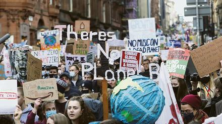 Weniger Kohle, mehr erneuerbare Energien: Die bisherigen Ergebnisse der Klimakonferenz dürften dem ein oder anderen Demonstranten eigentlich gefallen – protestiert wird in Glasgow aber auch an diesem Wochenende weiter.