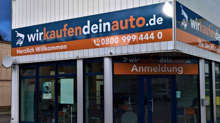 Auto1 betreibt in ganz Deutschland Filialen für die Annahme der Autos.