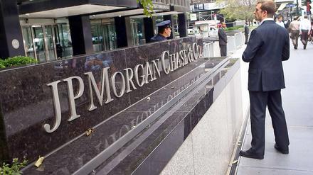 Die Niederlassung von JP Morgan in der Park Avenue in New York City. 