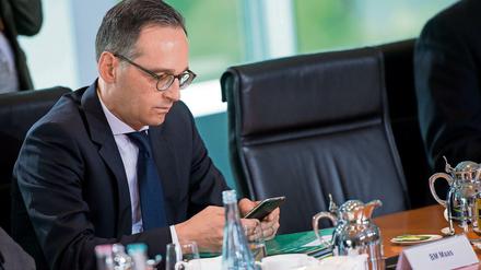 Am Kabinettstisch: Bundesjustizminister Heiko Maas (SPD) muss seine Kollegen noch von der Reform überzeugen. 