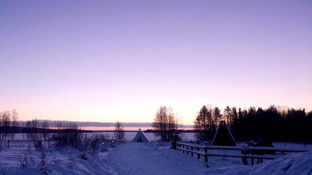Auszeit im Norden: Im Winter fliegt die Tui Touristen von Berlin aus nach Lappland. 