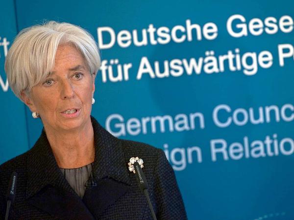 Zu Besuch in Berlin: IWF-Chefin Lagarde.