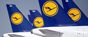Streik der Flugbegleiter: Die Lufthansa streicht viele Flüge. 