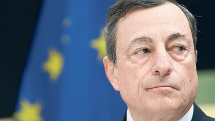 Mario Draghi, Präsident der Europäischen Zentralbank. 